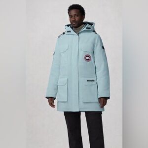 Canada Goose Light Blue Parka Jacket
